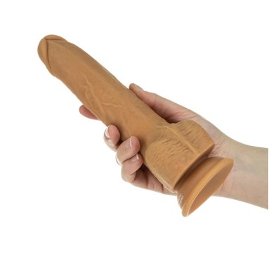 Pulsator - Naked Addiction Thrusting Dong with Remote 23 cm Caramel